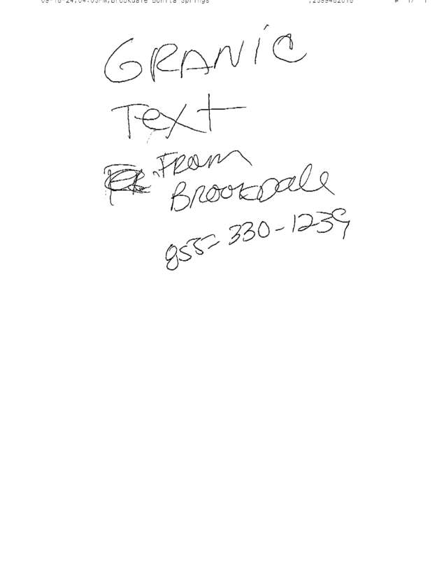 Fax page