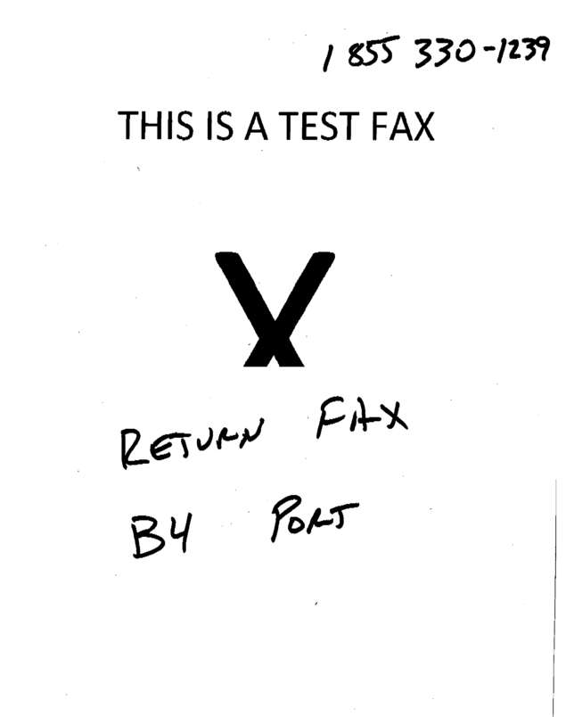 fax page