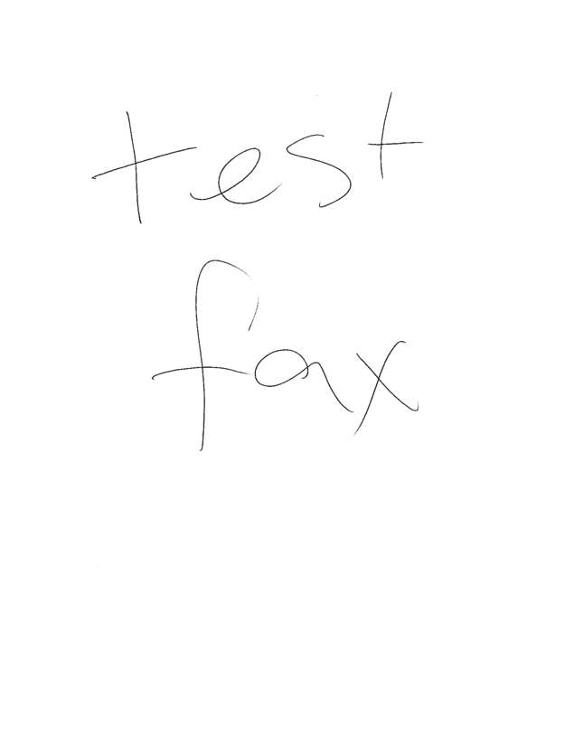 Fax page