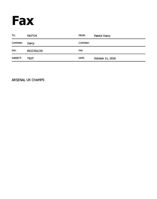 fax page
