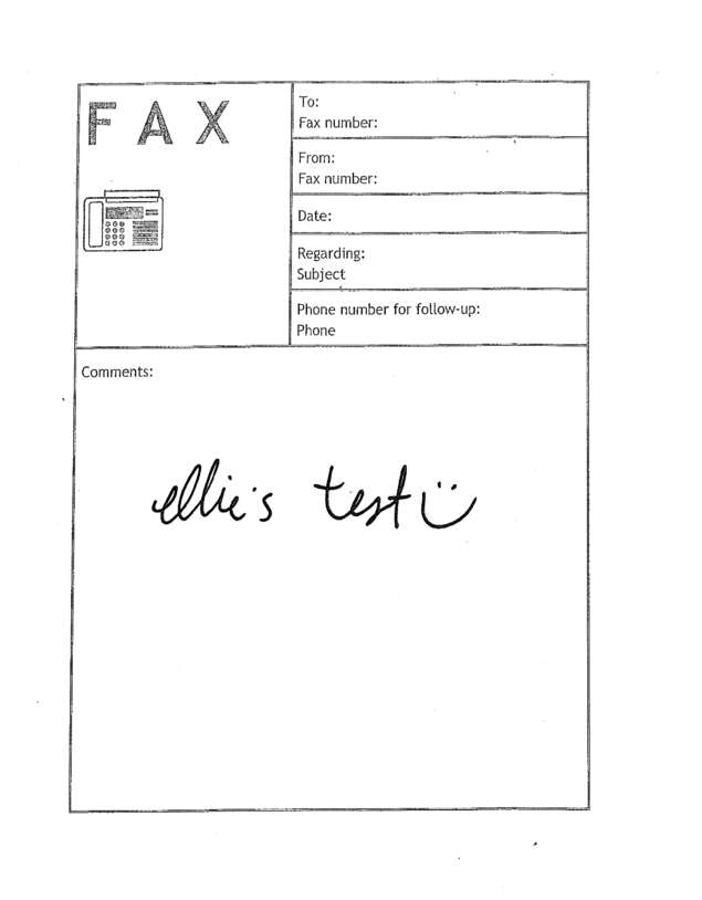 fax page