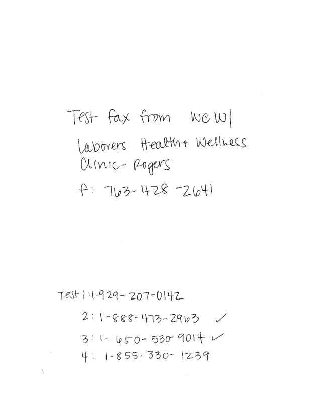 fax page