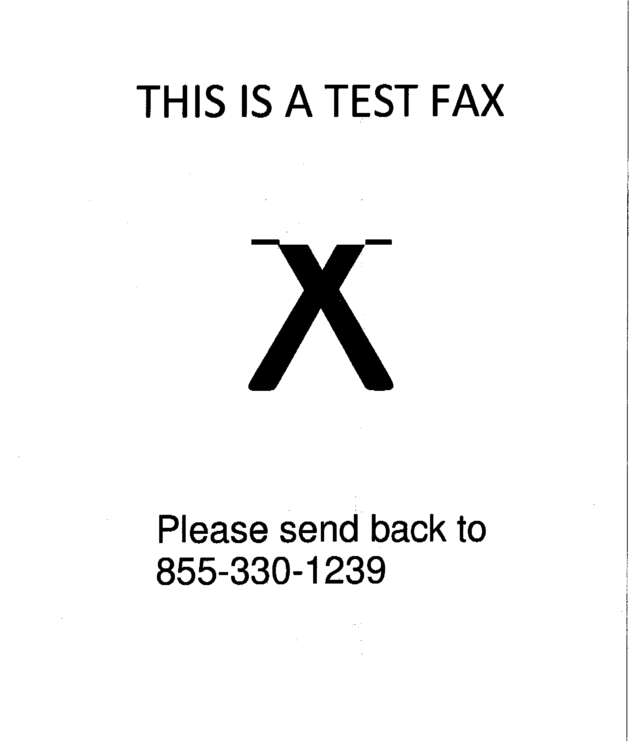 fax page