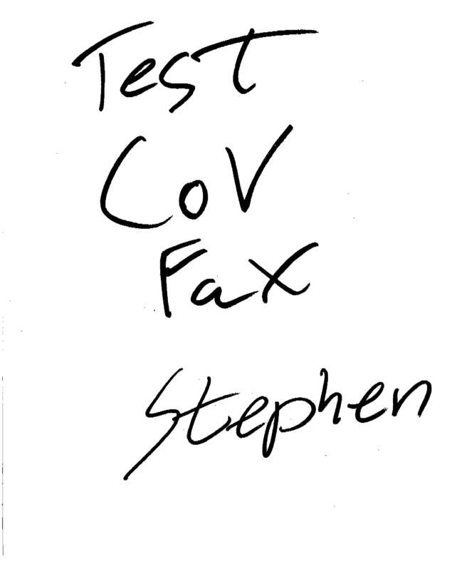fax page