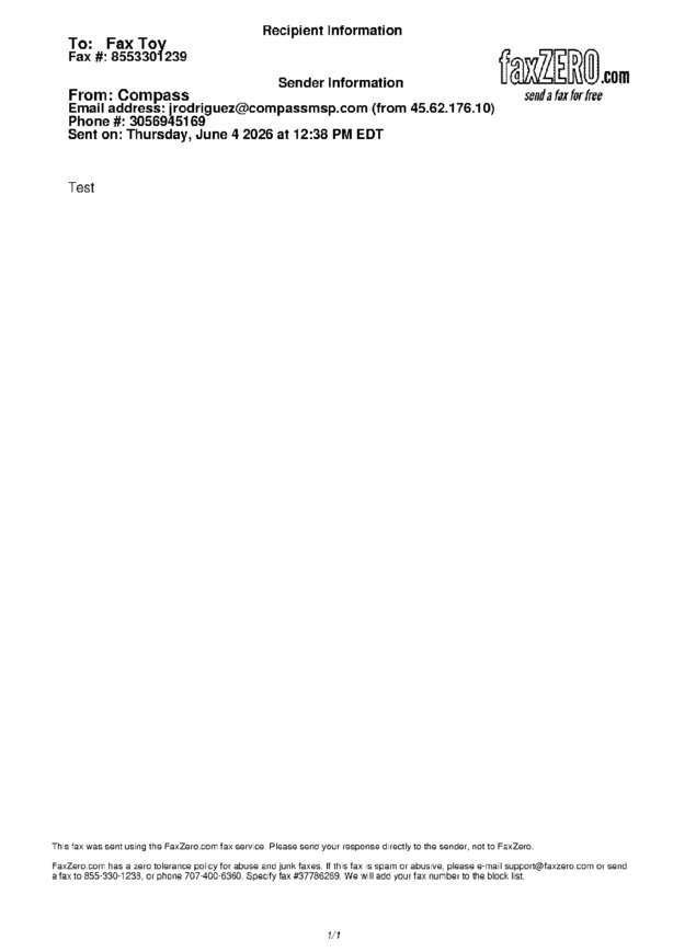 fax page