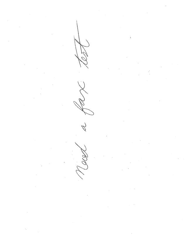 Fax page