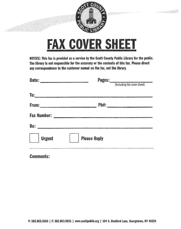 fax page
