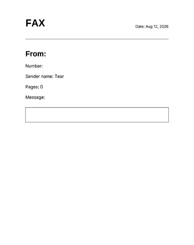 fax page