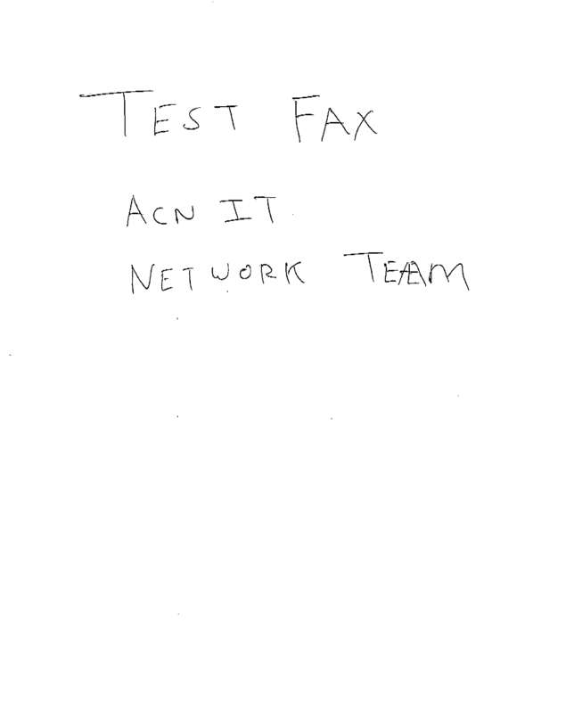 fax page