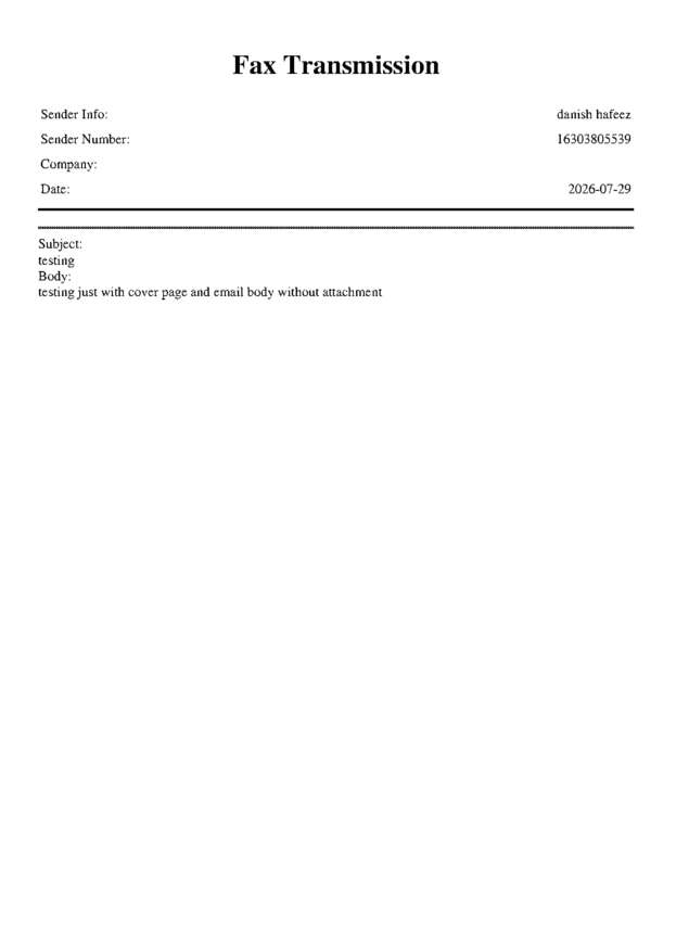 fax page