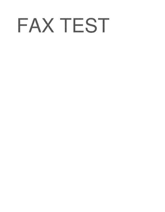 Fax page