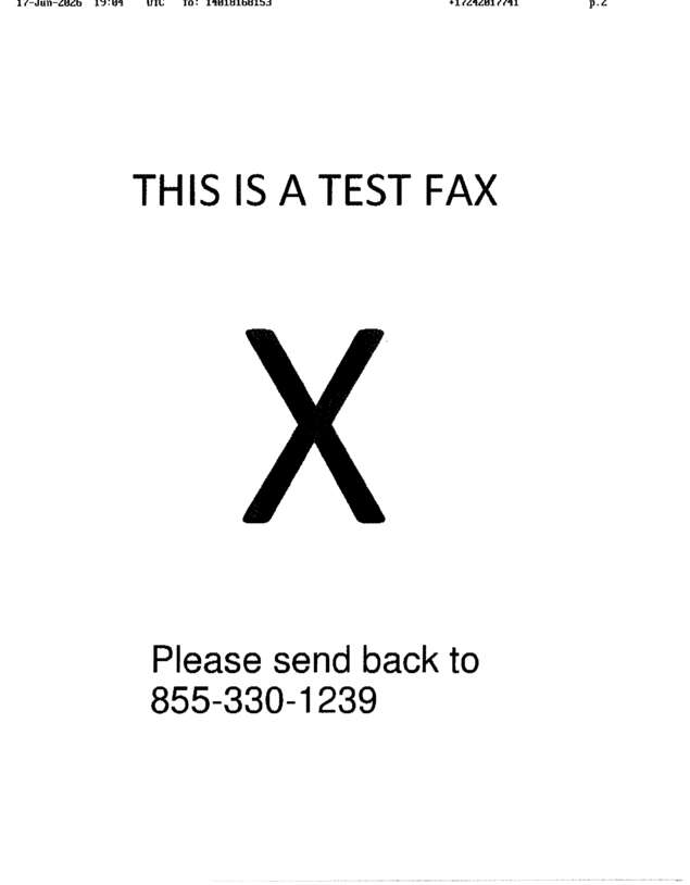 fax page