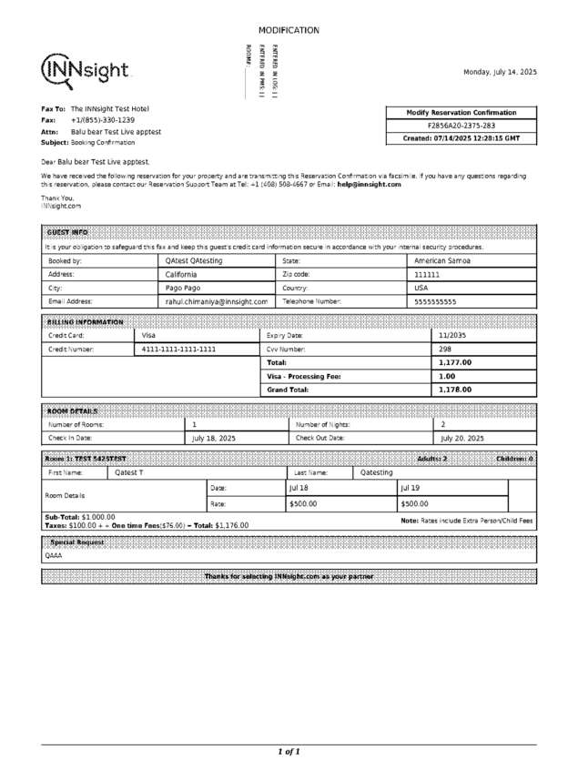 fax page