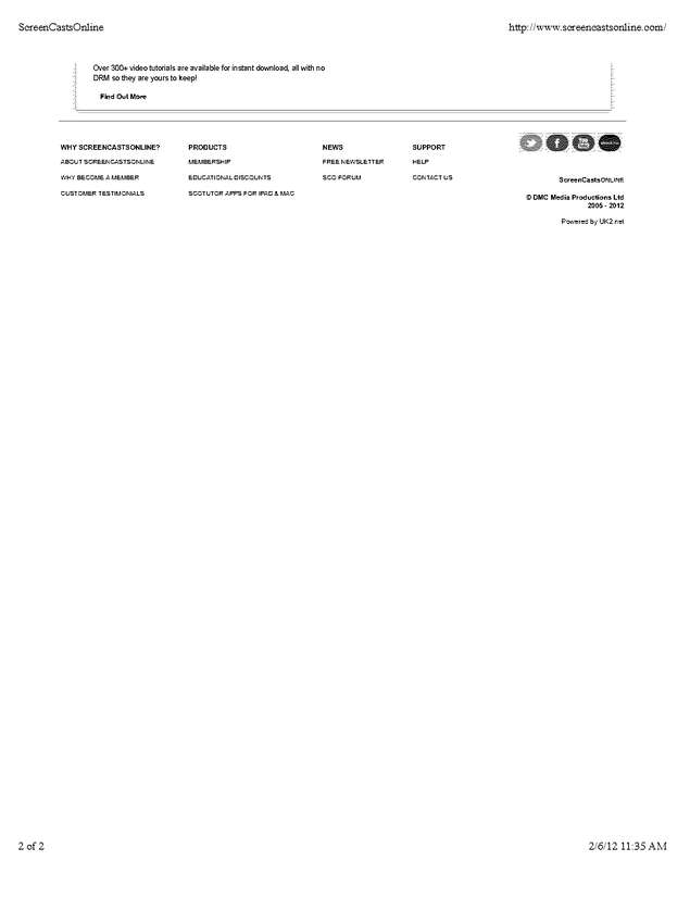 Fax page