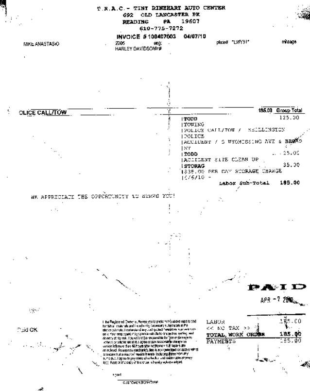 Fax page
