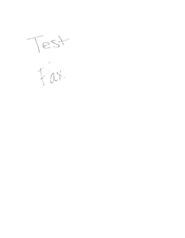 Fax page