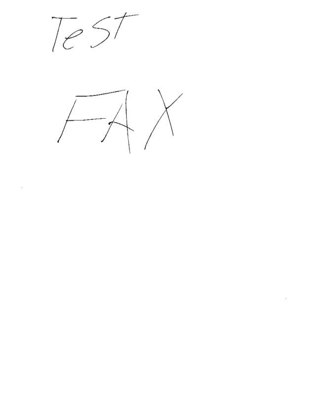 Fax page