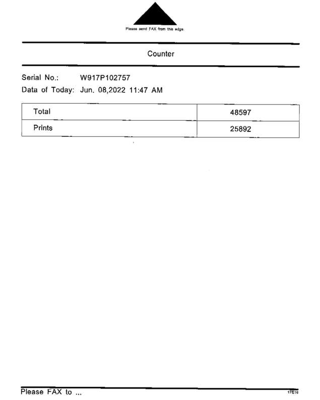 Fax page