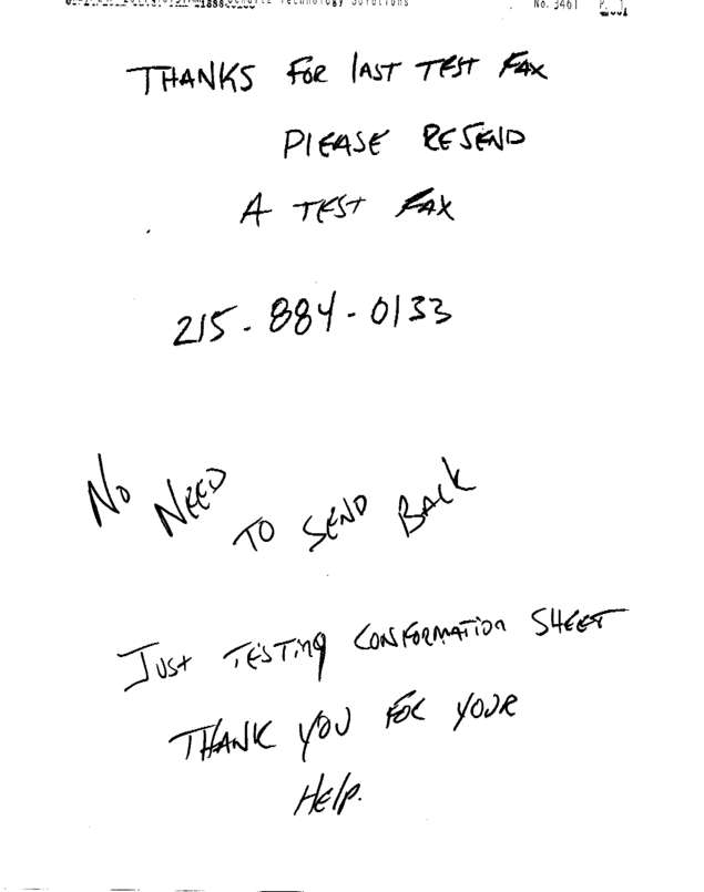 Fax page