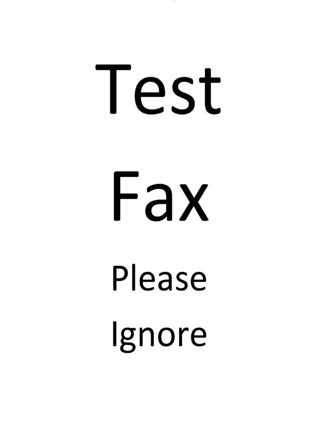 fax page