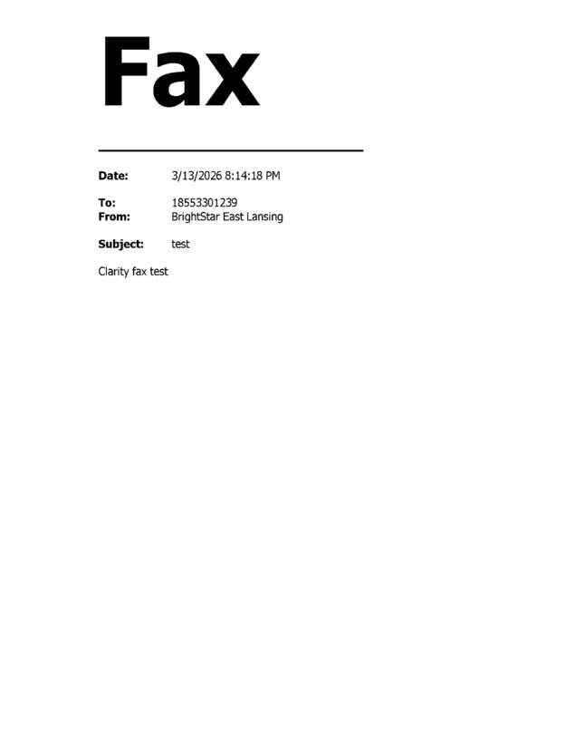 fax page