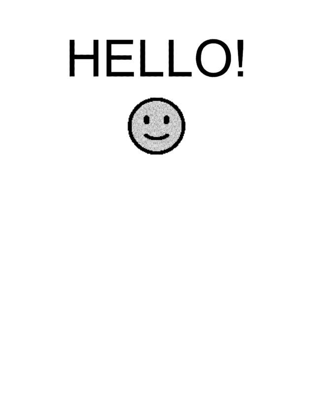 Fax page