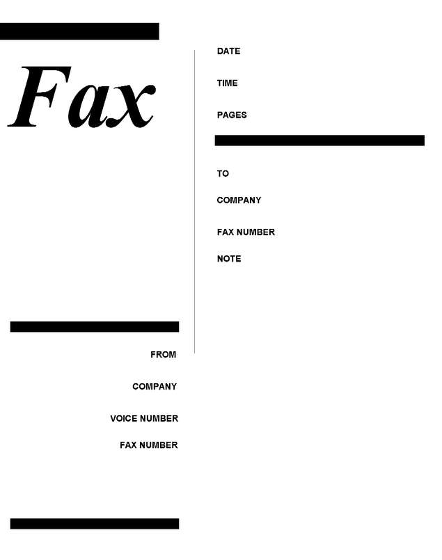 Fax page