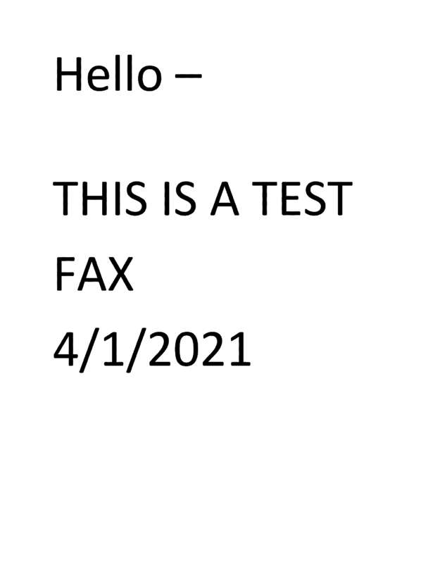 fax page