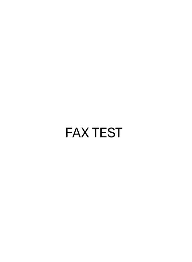 fax page