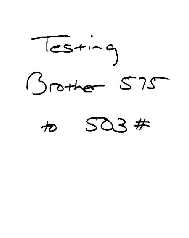 Fax page