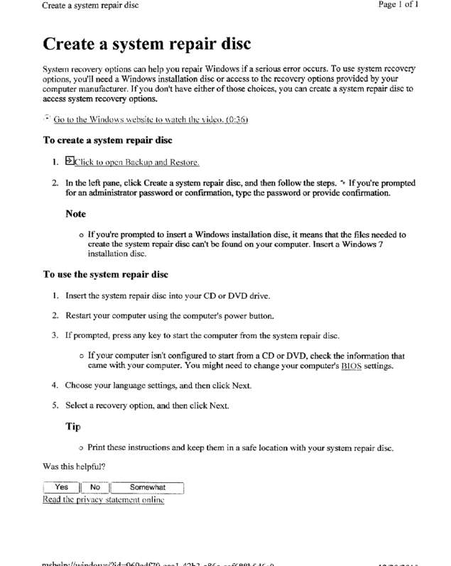 Fax page
