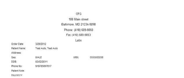 Fax page