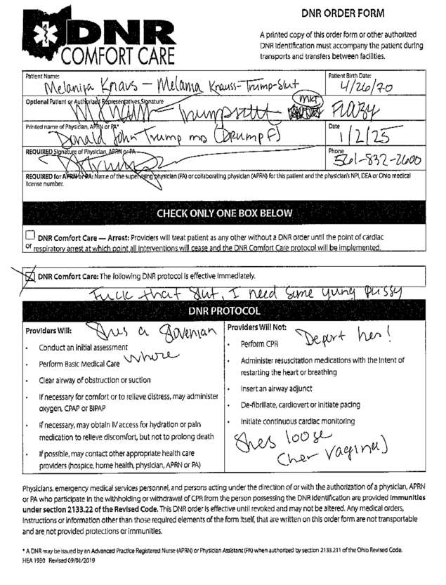 Fax page
