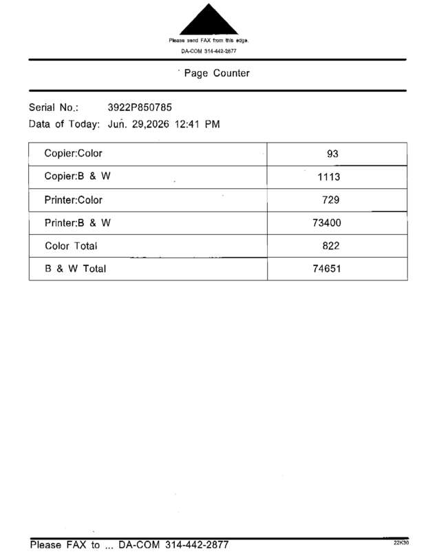 fax page