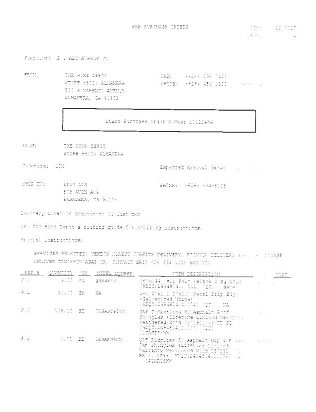 Fax page