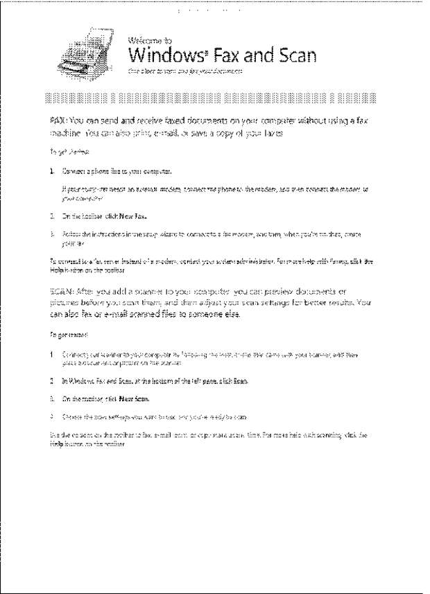 Fax page