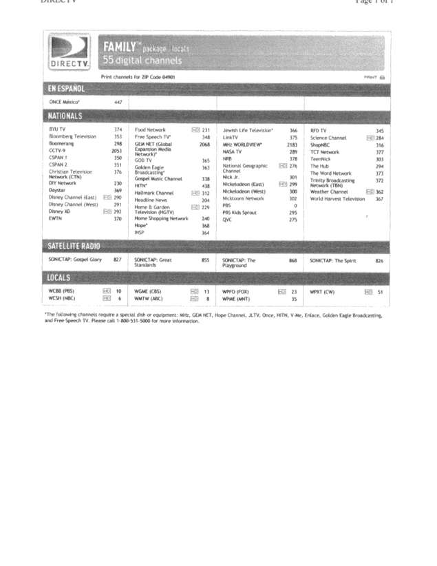 Fax page