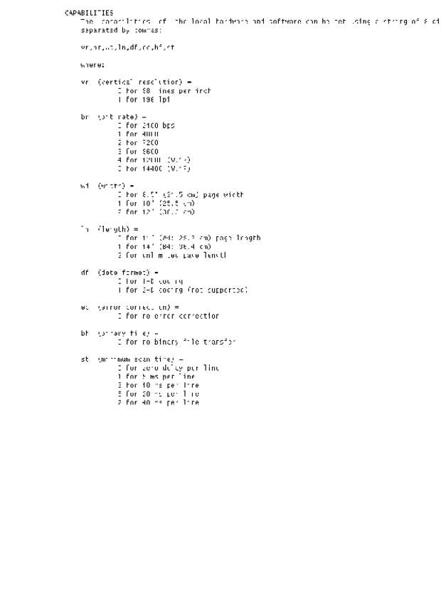 Fax page