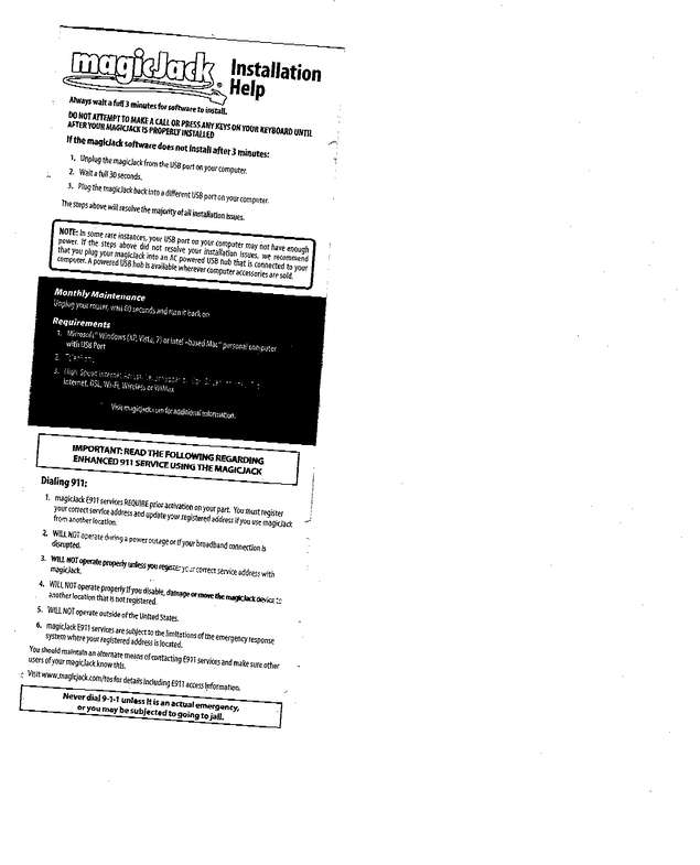 Fax page