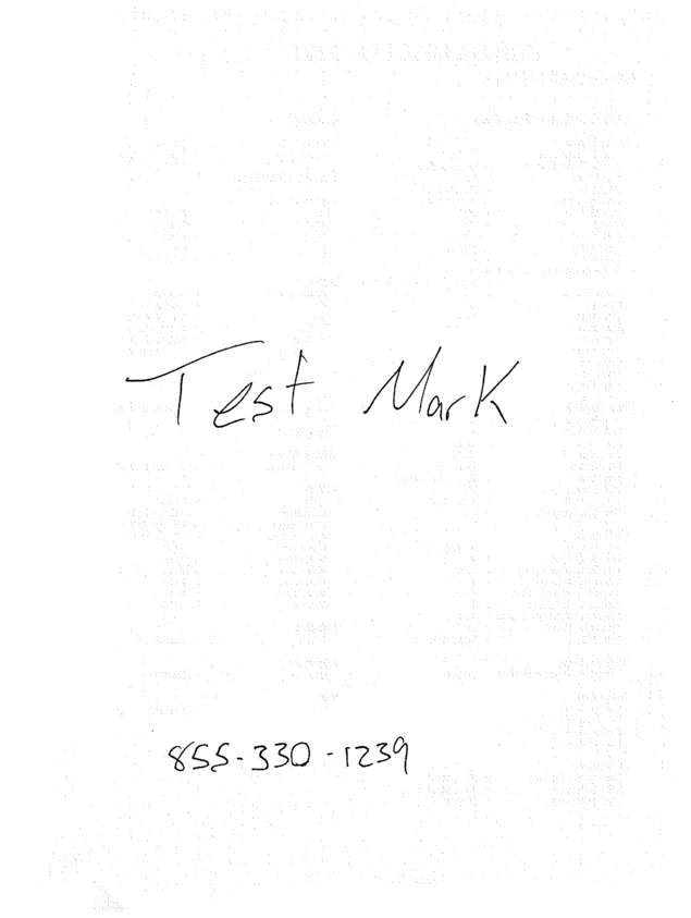 Fax page