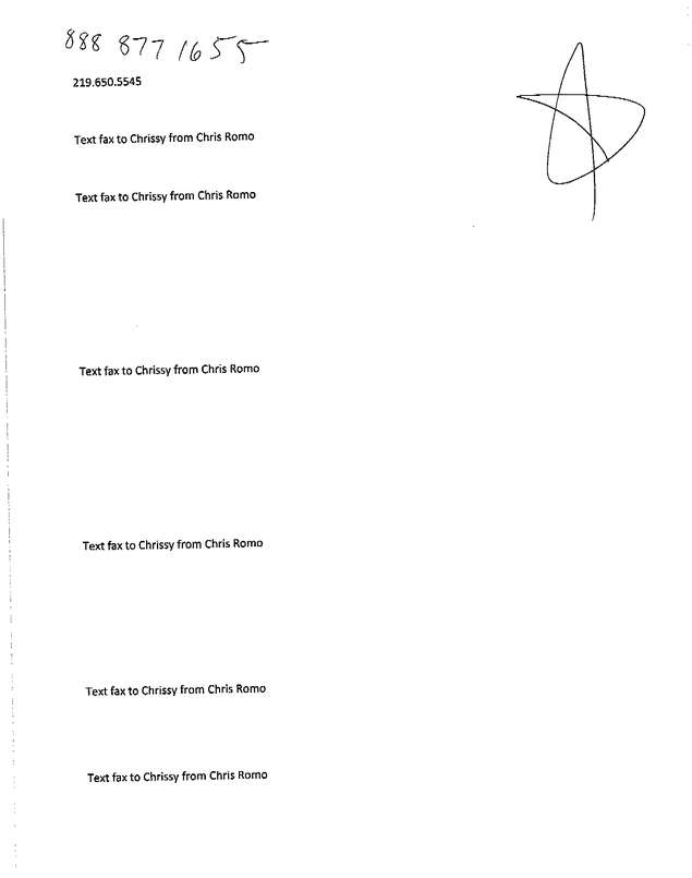 Fax page