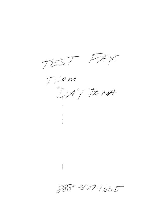 Fax page