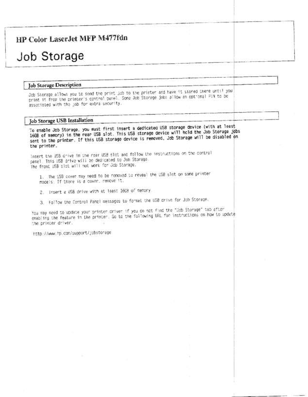 Fax page