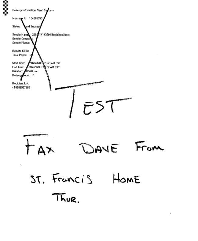 fax page