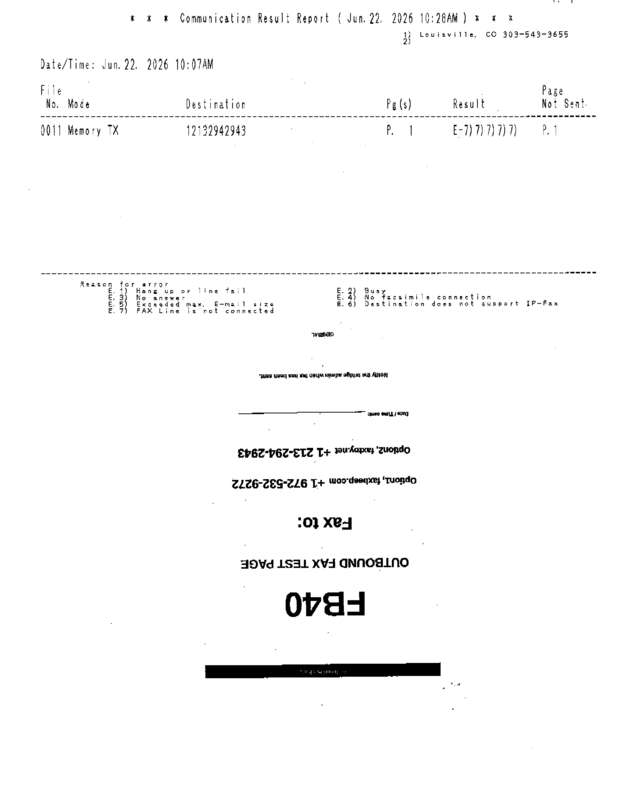 fax page