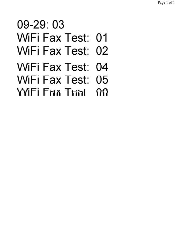 fax page