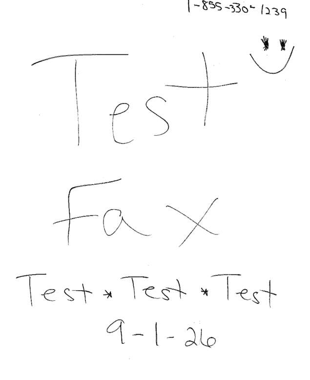 fax page