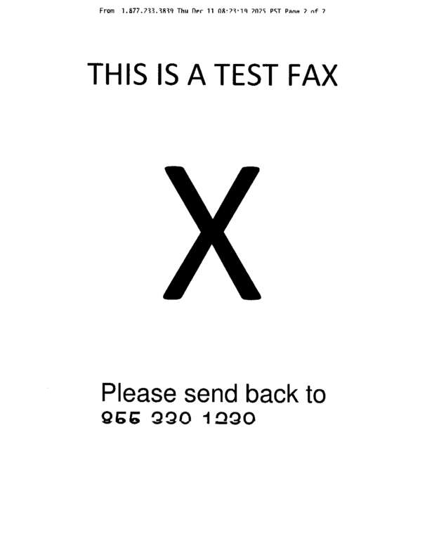 fax page
