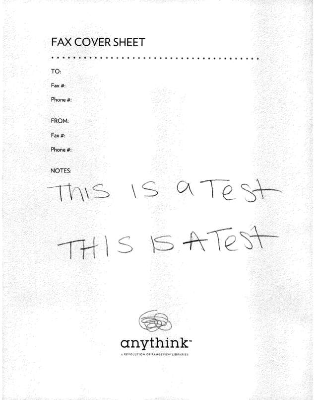 fax page