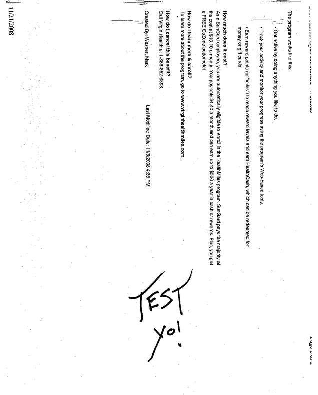 Fax page